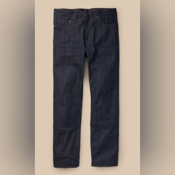 NWT Filson Bullbuck Double Front Jeans Raw Indigo Men's Size 28 x 33 Made in USA